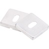 AGT Modern Door Fittings: Set of 2 Stainless Steel Door