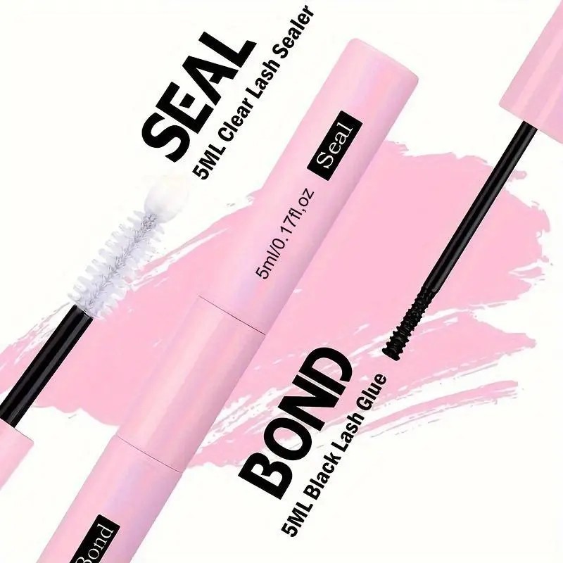 Waterproof Eyelash Glue 3 Pack, Long Lasting Lash Adhesive for