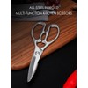 SimCoker Kitchen Scissors Forged Stainless Steel, Dishwasher Safe, Household Scissors,