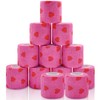 12 Roll 2 Inch x 5 Yards Heart Print Pet