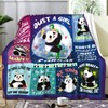 Panda Blanket Gifts for Kids Girls Women,Panda Stuff Pandas Throw
