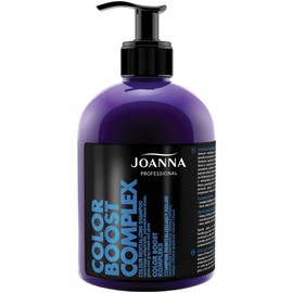 Joanna Professional Revitalisation Tint Shampoo in Silver Grey for Hair - with Microprotein - Permanent Revitalisation - Curling Shine & Cold Grey Colour - 500 g