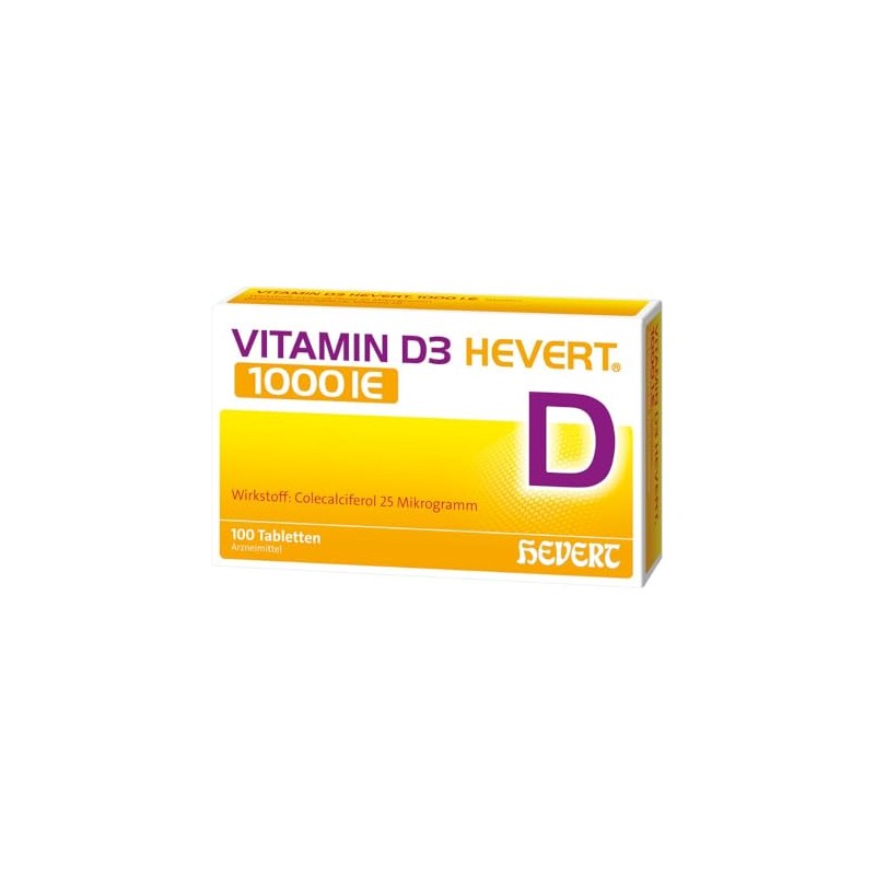 Vitamin D3 Hevert 1000 IU for Vitamin D Deficiency and