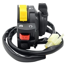 M MATI Left Handlebar Start Stop Headlight Switch for Arctic Cat ATV 250 300 400 500 Bearcat 454 Excpet Automatic Editon 3509-017