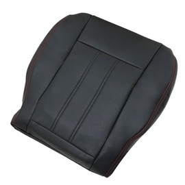 Vigoraze Front Driver or Passenger Bottom Replacement Leather Seat Cover RED Seam Compatible with Dodge Grand Caravan 2008 2009 2010 2011 2012 2013 2014 205 2016 2017 2018 2019 2020