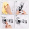 2 x Suction Cup Holder for Shower, Removable Holder with