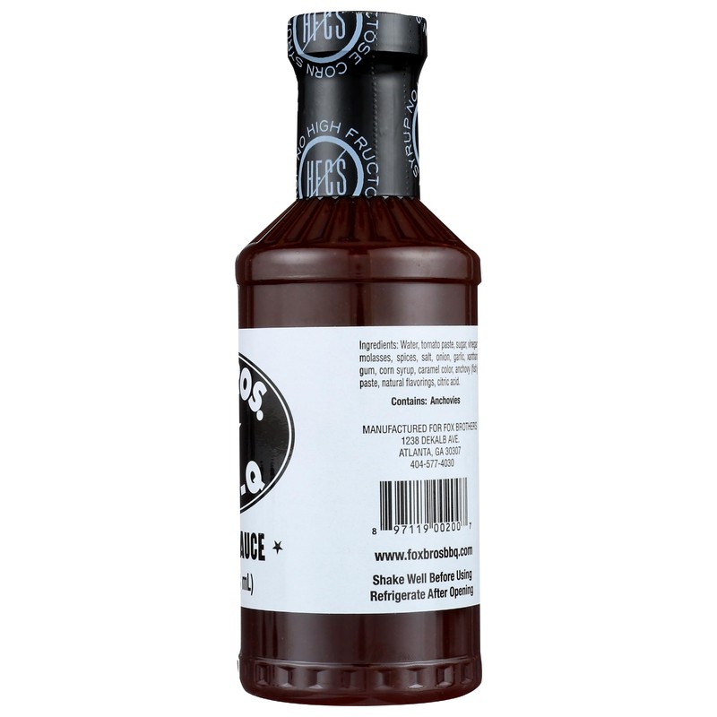 FOX BROS Bbq Sauce, 16 FZ
