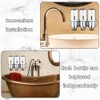 prosfalt 2 Chamber Wall Mounted Bathroom Shower Pump Dispenser and