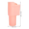 Cup Silicone Boot Sleeve with Pocket Chain Strap Flexible Soft
