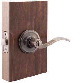 Copper Creek Waverlie Antique Nickle Privacy Lever