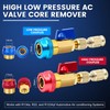 DikTalk AC Schrader Valve Core Removal Tool,60pcs Air Condition Schrader
