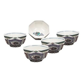 ナカマル『九谷焼』3.2号小鉢揃･古九谷風 K9-227