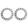 NACX M18 Stainless Steel External Tooth Star Lock Washers, External