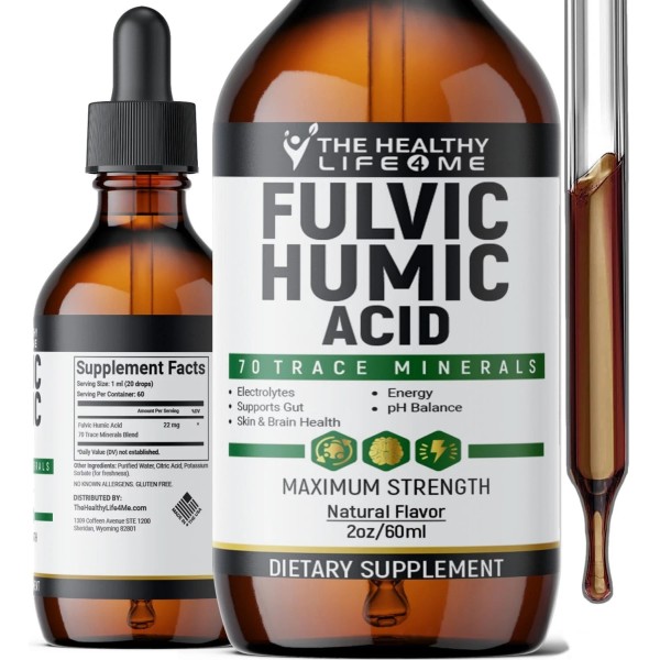 THE HEALTHY LIFE 4 ME Organic Fulvic Acid + 72
