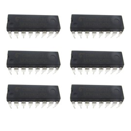 6 Pcs ULN2003 ULN2003A High-Voltage, High-Current Seven Darlington Driver Transistor Arrays