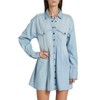 Free People Women's Sammi Denim Mini Dress, Light Indigo, S