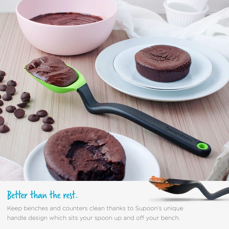 Dreamfarm Supoon | Non-Stick Silicone Sit Up Scraping & Cooking