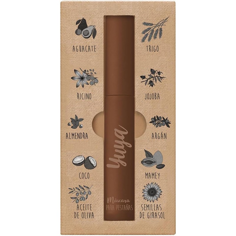 Mascara de pestañas 10 aceites naturales yuya - 10g c/u