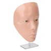 3D Reusable Makeup Practice Mannequin Face, Silicone Full Face for