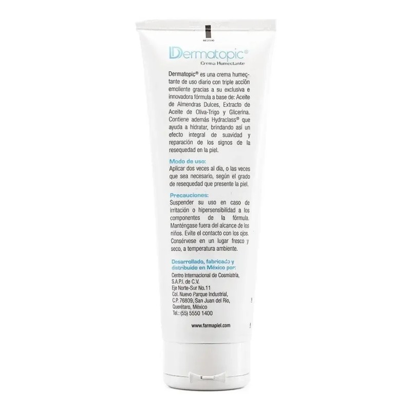 Crema Humectante De Uso Facial Y Corporal Dermatopic 250 G