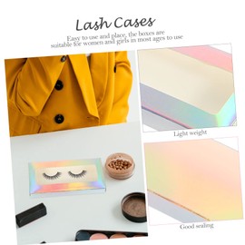 BIUDECO 25pcs Cosmetic Color Box for Wispy Lashes Storage Makeup Case Eyelash Holder Salon Lash Case