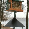 EVTSCAN Squirrel Flapper Prevents Stealing Squirrel Baffle for Bird Feeder
