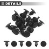 Motoforti Universal Car Plastic Rivets Fasteners Push Retainer Kit, 9
