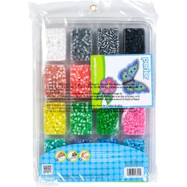 Perler Beads 80-17604 Perler Fused Bead Tray 4000/Pkg-Stripes 'n Pearls