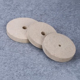 GOTOTOP Felt Polishing Wheels, 4 inch Round Wool Polishing Buffing Grinding Wheel Soft Felt Polisher Disc Pad 100x25mm