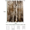 TheBlackSpot Birch Tree Shower Curtain Rustic Bath Curtains Decor Sets