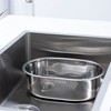 Pearl Metal Atto Aqua HB-4147 Slim Oval Wash Tub 13.4×9.1