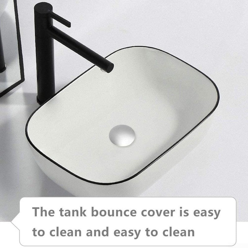 Drhomeam 66mm Pop Up Push Button Click Clack Sink Drain