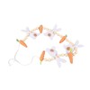 Easter Bunny Carrot Wreath Decor Spring Garland for Home Party