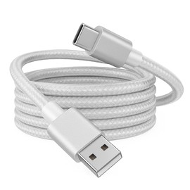 USB C to USB A Charging Cable [2 Pack 3ft] Fast Charging Cord with Power Delivery, Durable Braided Tangle-Free Design, High-Speed Data Transfer, Type C to A Charger Cable for Phones, Tablets, Laptops