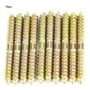10pcs Double Head Ended Dowel Screw Self-Tapping Thread Bolts for