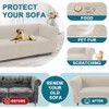 Turquoize Stretch Sofa Cover for Chesterfield Sofa Loveseat Sofa Covers