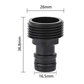DITK-U 3/4 Inch Quick Coupling 1/2 Inch Hose Connection Tap Adapter for Garden Hose Connection (Pack of 8)