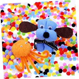 DIYEAH 200 Piezas De Pompones De Juguete Bolas De Pompones Para Manualidades Pompones Pequeños Para Manualidades Pompones Artesanales Pompones De Tamaños Bolas De Pompones De