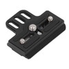 Camera Quick Release Base Plate with 1/4in 3/8in Threads for