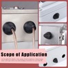 TA-VIGOR 4Pcs Conical Rubber Grommet Mount Dia 35mm Drill Hole