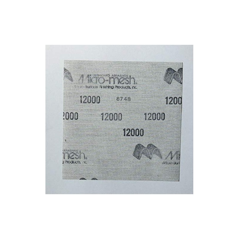 Micro-Mesh Finishing Sheet 1 Sheet 6'' x 6" 12000 grit