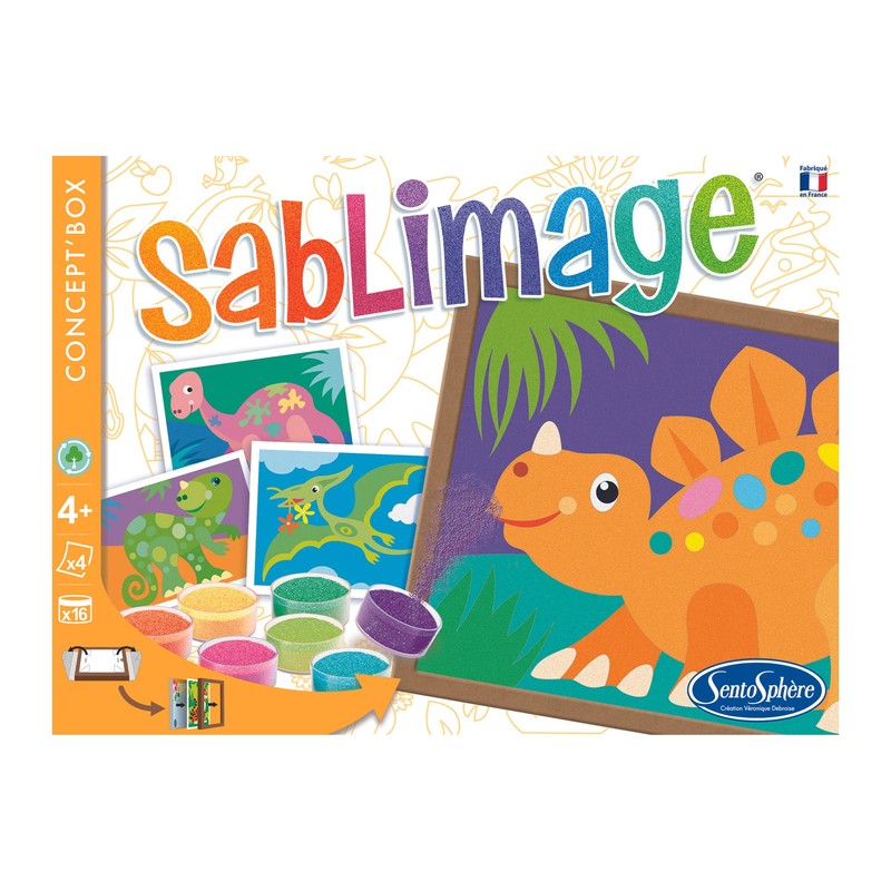 Sentosphère Sablimage Sand Art - Dinosaurs