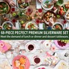68 Pieces Silverware Set with Serving Utensils Set, CEKEE Stainless