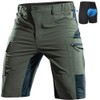 Cycorld Shorts de Ciclismo Hombre: Acolchados, Holgados, con Forro Extraíble