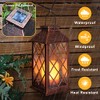 TAKE ME [2 Pack] 14" Solar Lantern Outdoor Garden Hanging