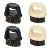 Cepillos Faciales de Barbero - 4 Cepillos con Cerdas s