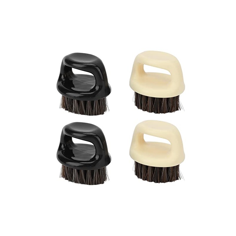 Cepillos Faciales de Barbero - 4 Cepillos con Cerdas s