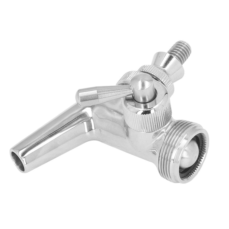 Beer Flow Control Faucet Stainless Steel Beer Tap with Dust