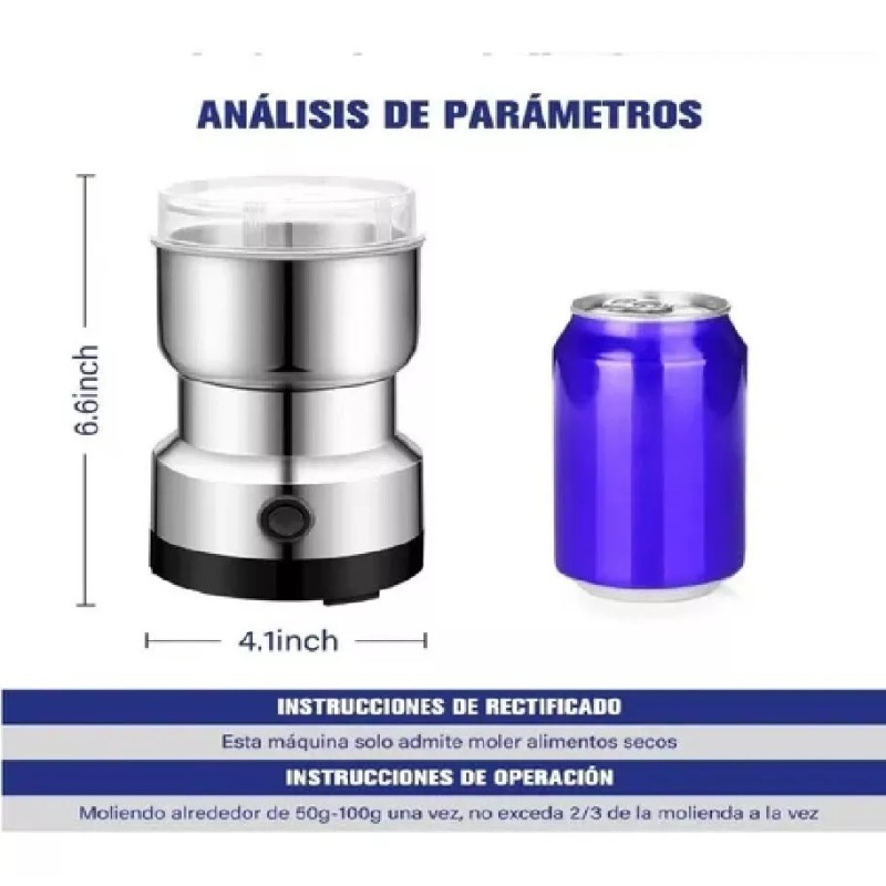 KFMX Molino Pulverizador Electrico Granos Café Hierbas Especias
