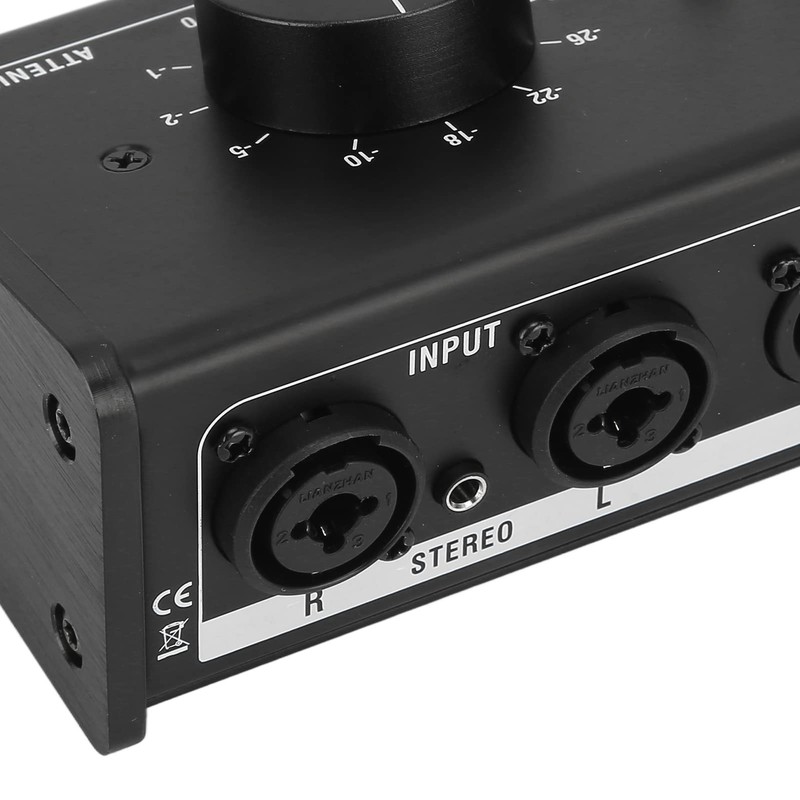 Leapiture Passive Monitor Controller, Passive Studio Monitor Controller with XLR